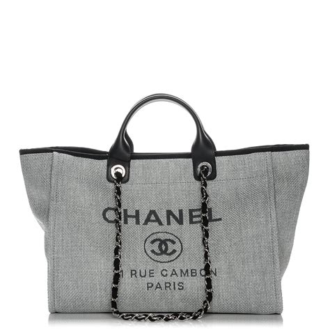 chanel deauville tote large size